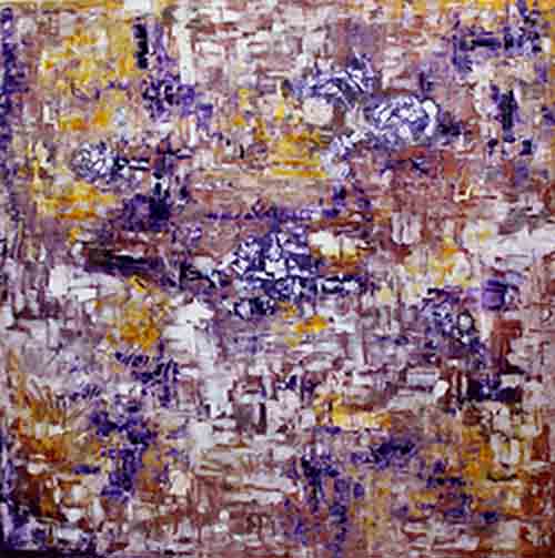 CIRCUNSTANCIAS <br>
Óleo/Creta 150x150cm 