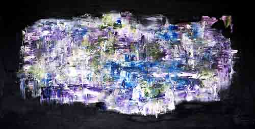 EL PLANETA <br>
  Óleo/Tela 120x80cm