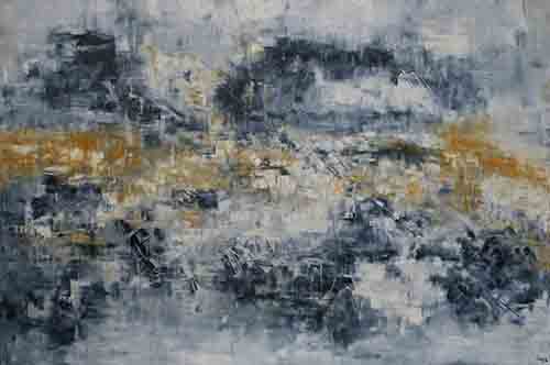 ENTRE LAZOS
 <br>
Óleo/Tela 170x140cm 