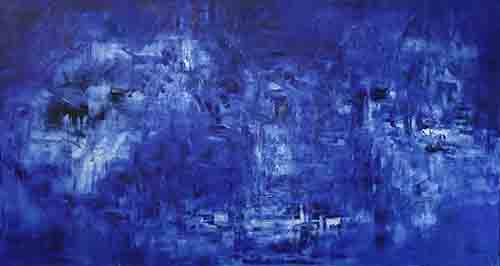 INTENSIDAD <br>
 Óleo/Tela 150x80cm