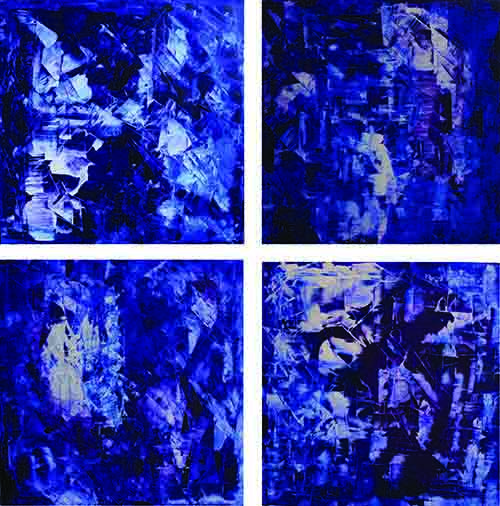 ESPERANZA 2 <br>
 Óleo/Creta 40x40cm c/u